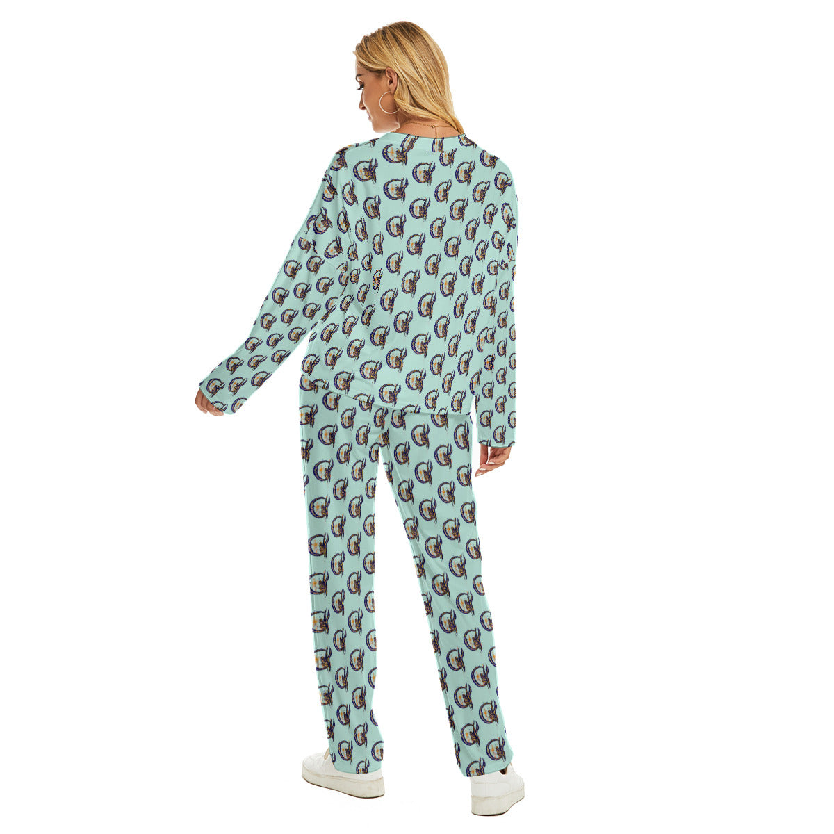 All-Over Print Women's Pajama Suit