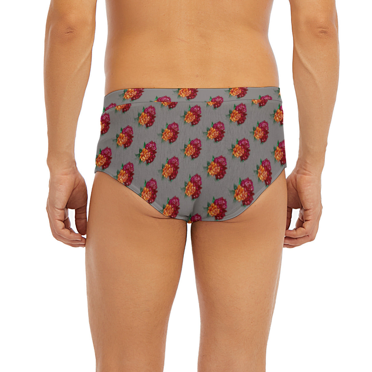 All-Over Print Men's Triangle Low-rise Underwear