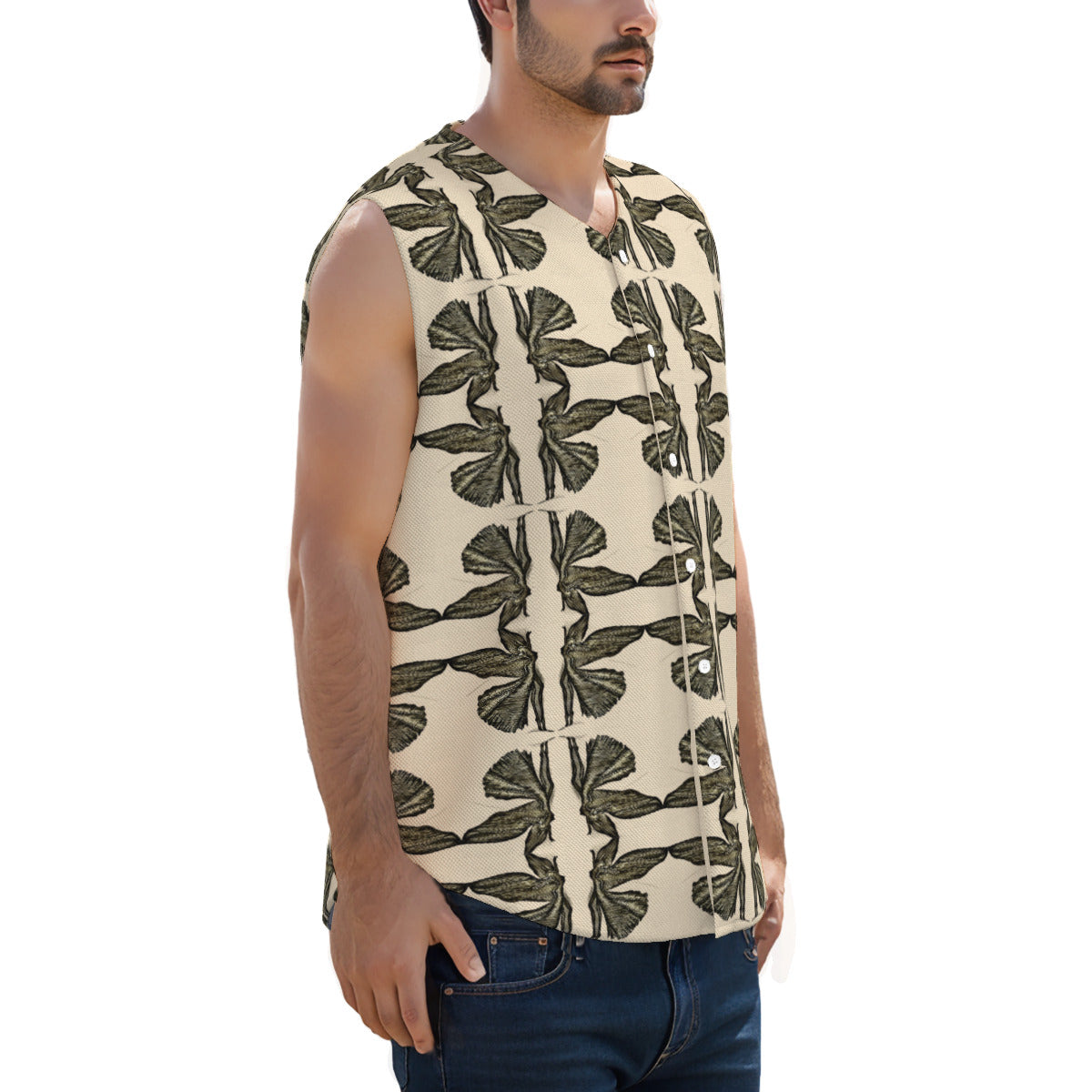 All-Over Print Men's Sleeveless Jerseys