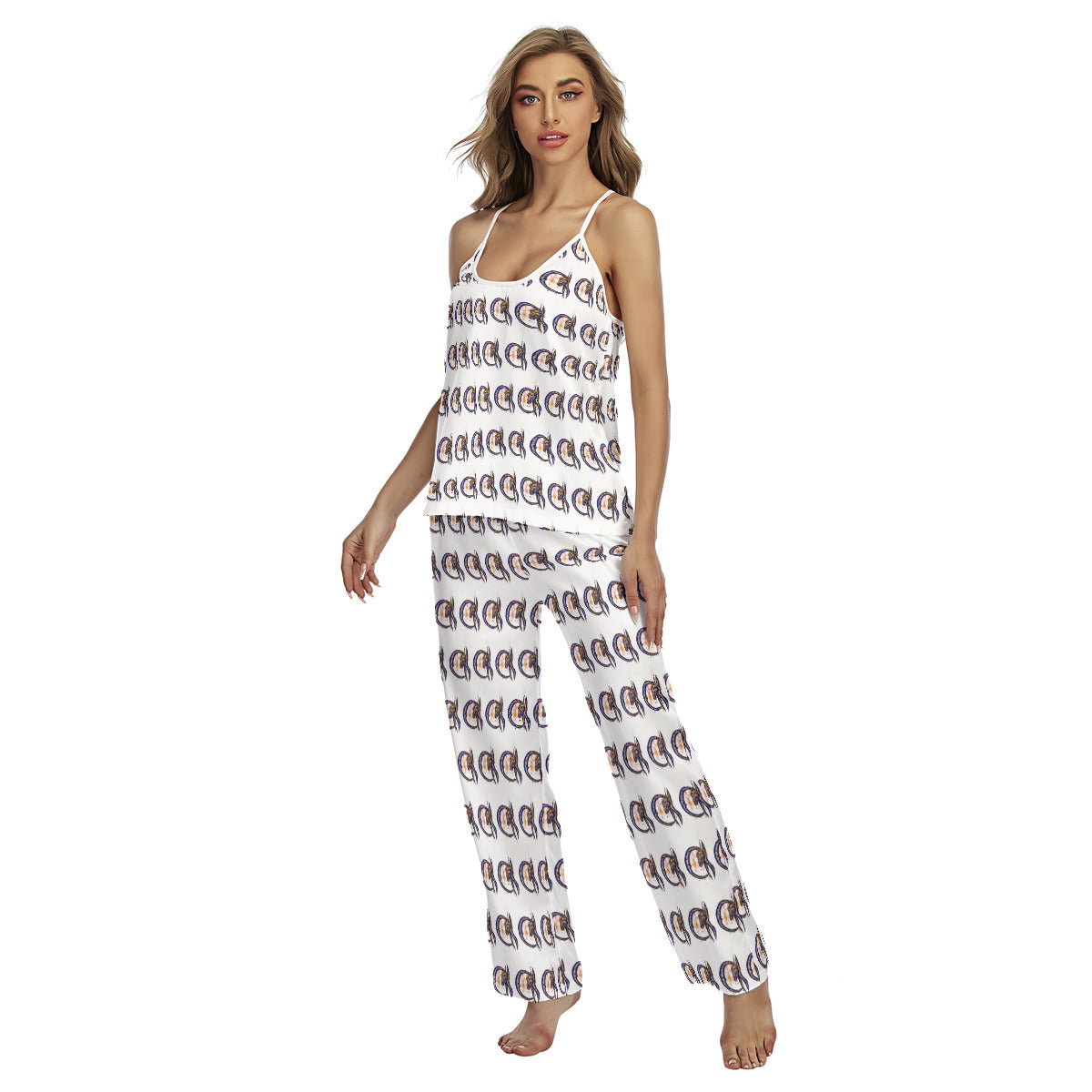 All-Over Print Women's Cami Pajamas Set