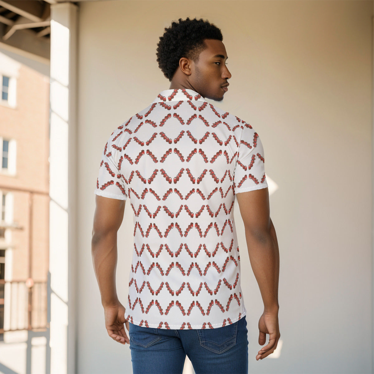All-Over Print Men's Shirt