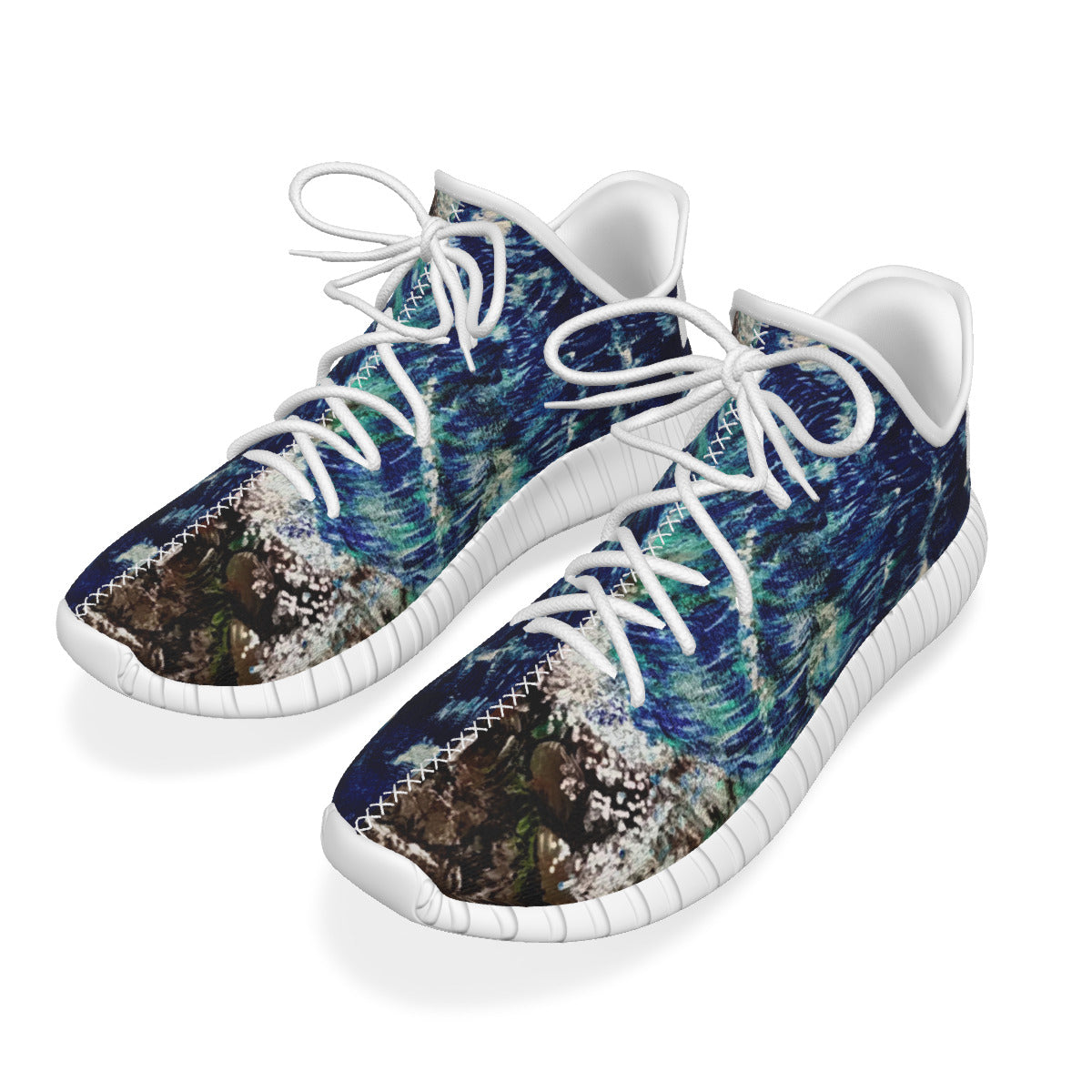All-Over Print Men's Coconut Shoes