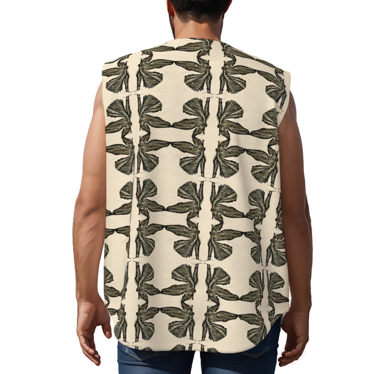 All-Over Print Men's Sleeveless Jerseys