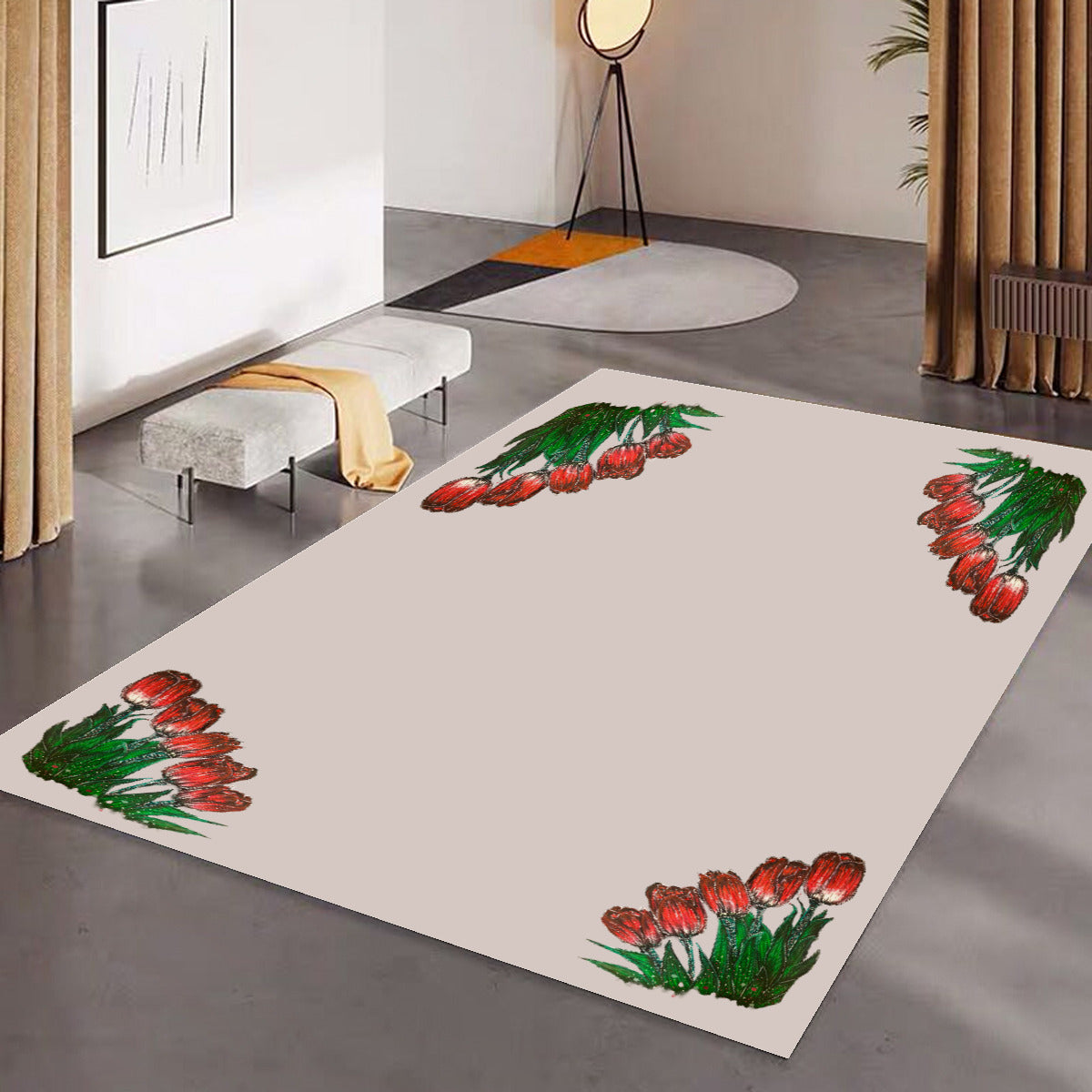 Foldable Rectangular Floor Mat