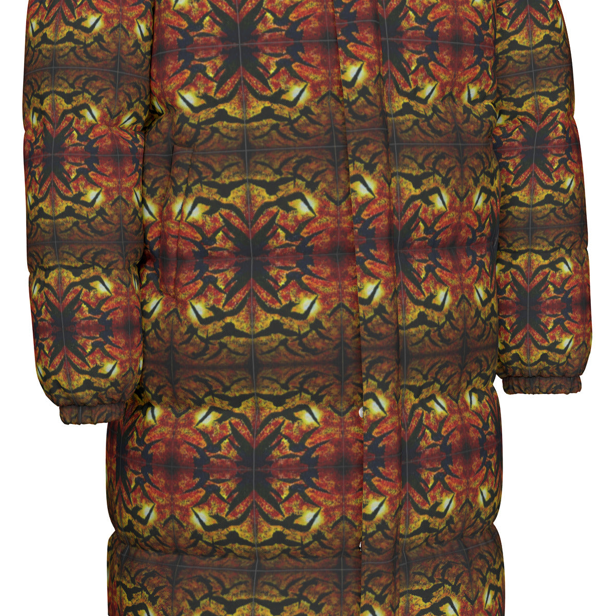 All-Over Print Unisex Long Down Jacket