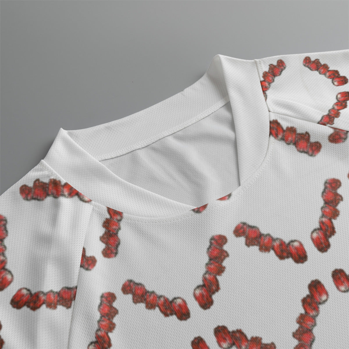 All-Over Print Men's Jersey With Short Raglan Sleeve