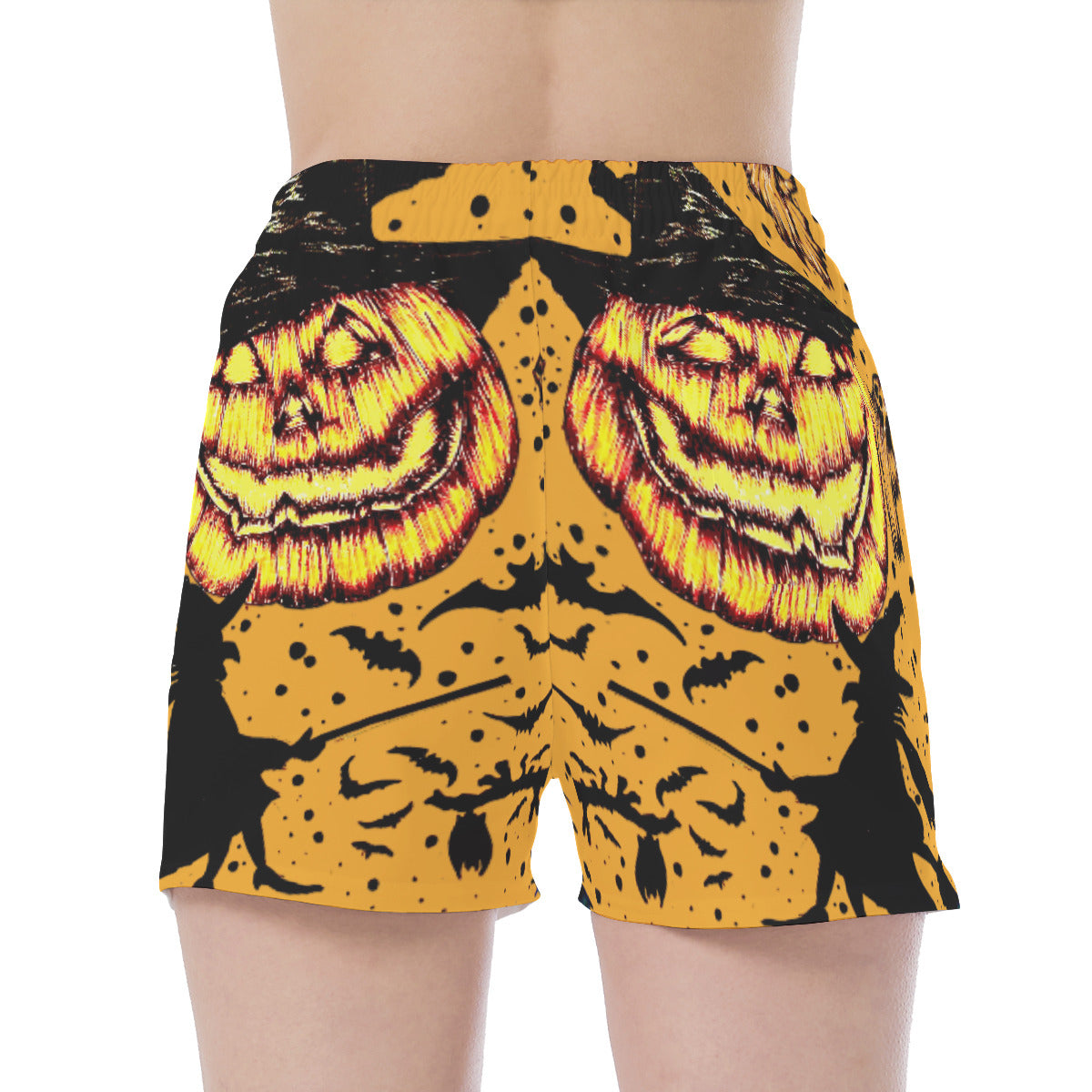 All Over Print Wide Waistband Sport Shorts