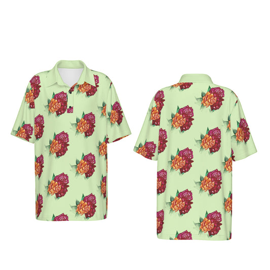 All-Over Print Teenage Polo Collar Jersey |210GMS