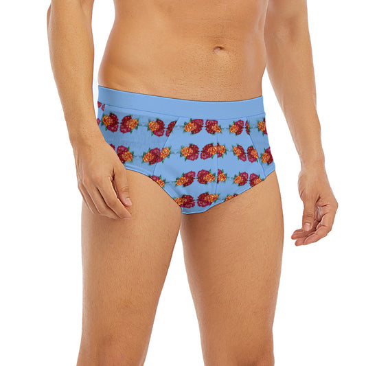 All-Over Print Men's Triangle Low-rise Underwear