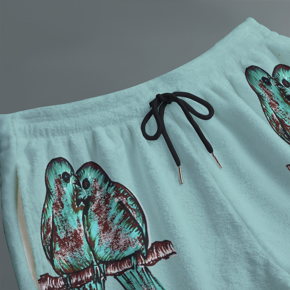 All-Over Print Women's Plush Household Shorts