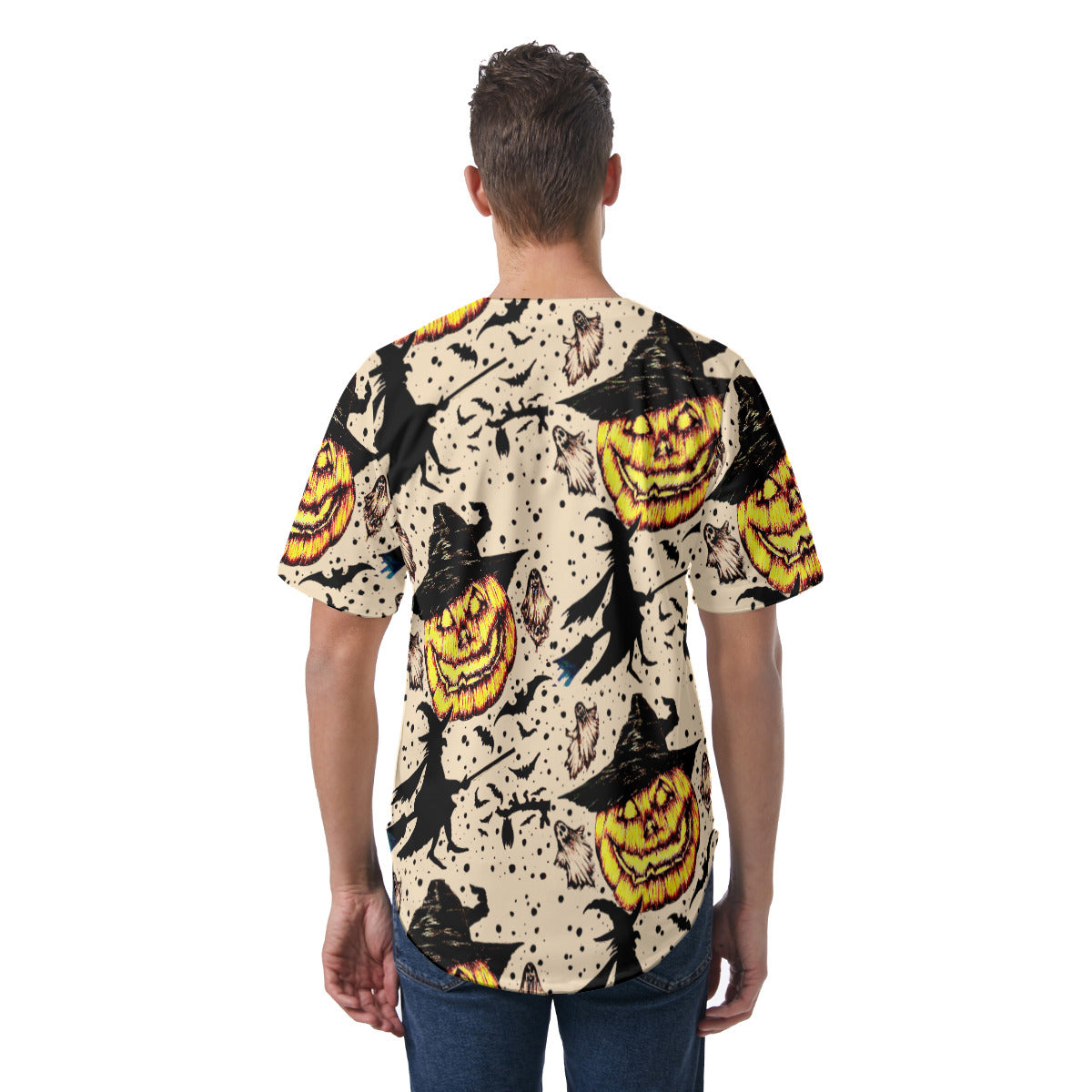 All-Over Print Men's Short Sleeve Baseball Jersey