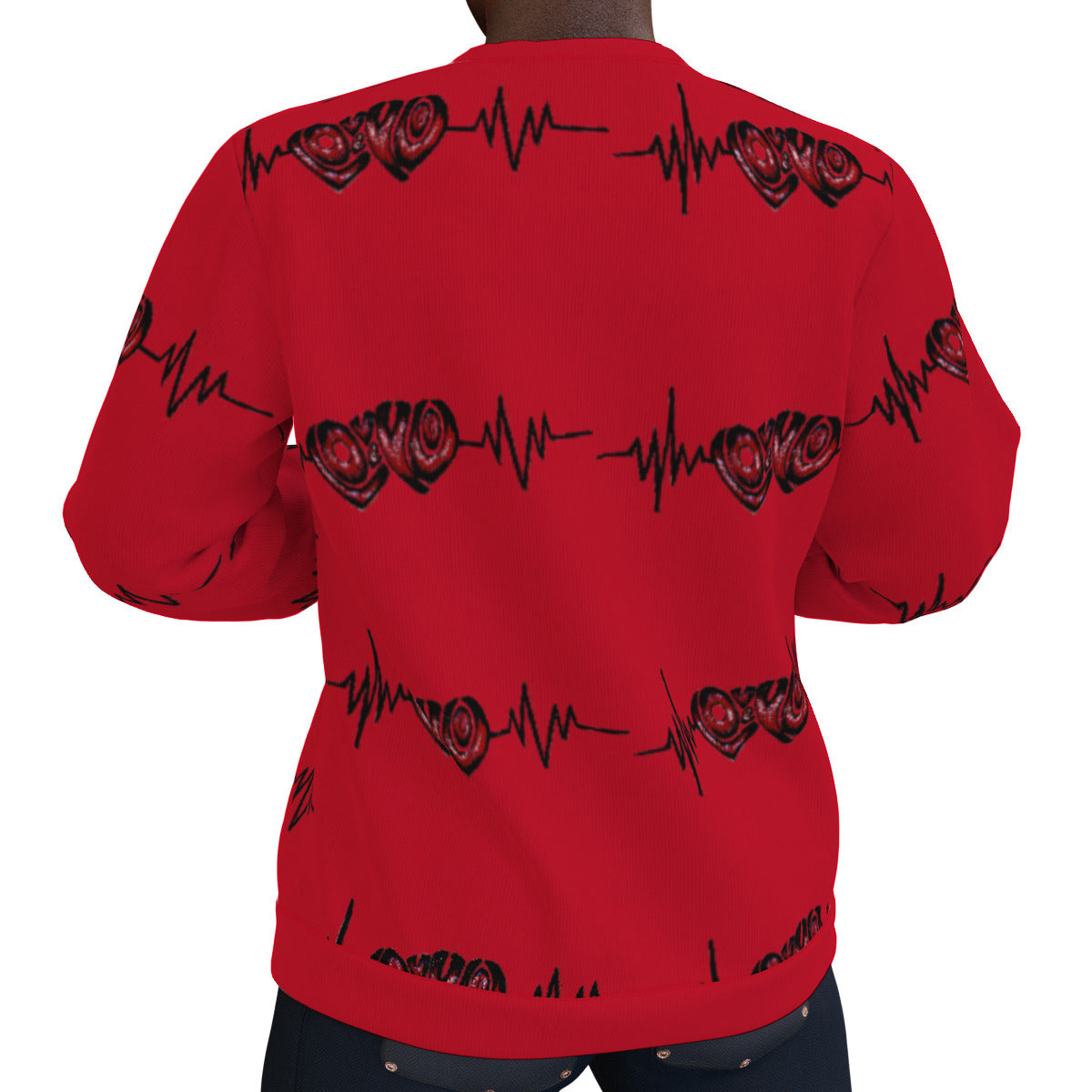All-Over Print Men's Thicken Sweater