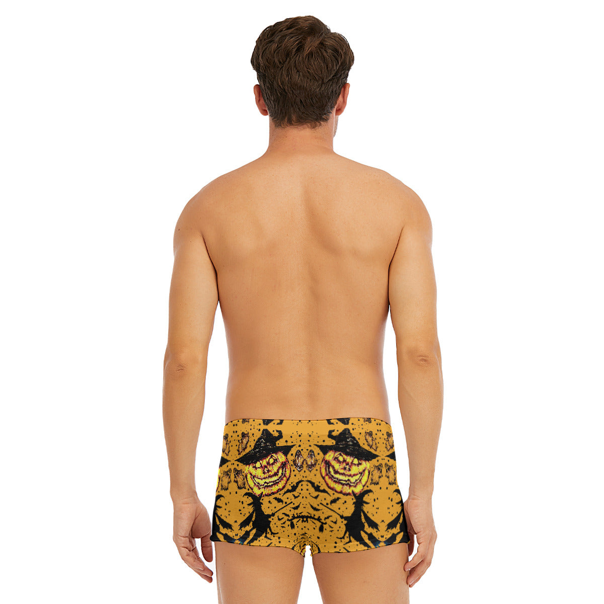 All-Over Print Men's Short Boxer Briefs