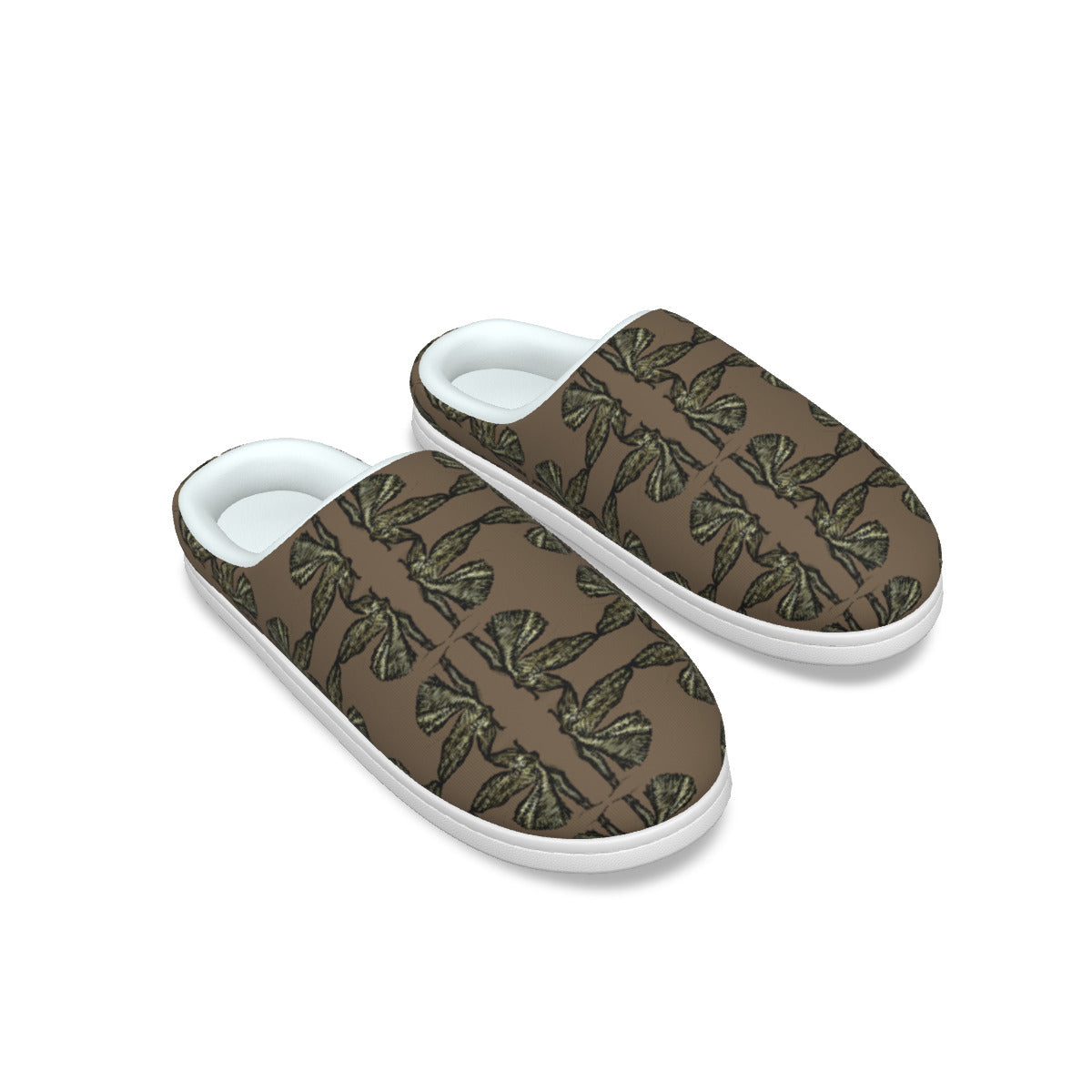 All-Over Print Men's Plush Slippers
