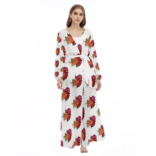 All-Over Print Women's Beach Long Coat