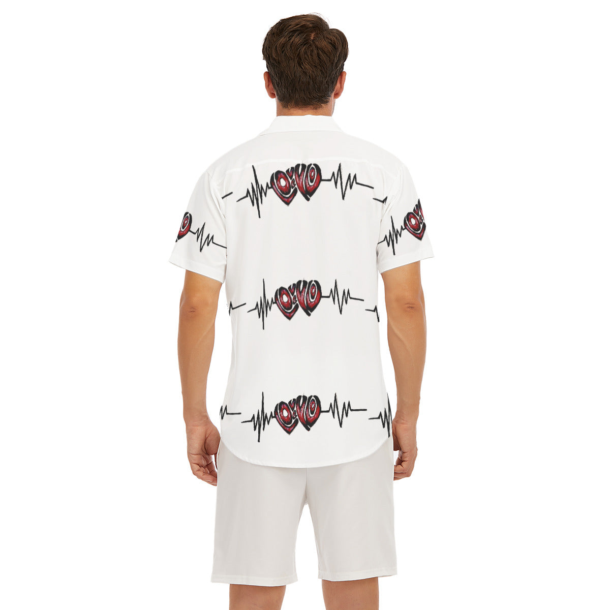 All-Over Print Men's Deep V-neck Short Sleeve T-shirt