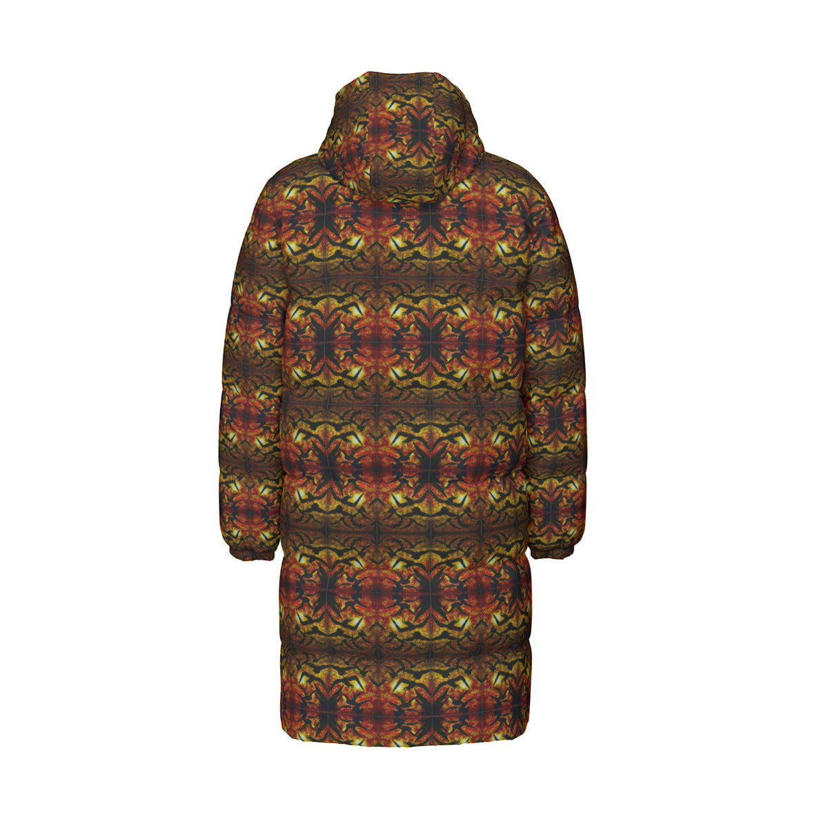 All-Over Print Unisex Long Down Jacket