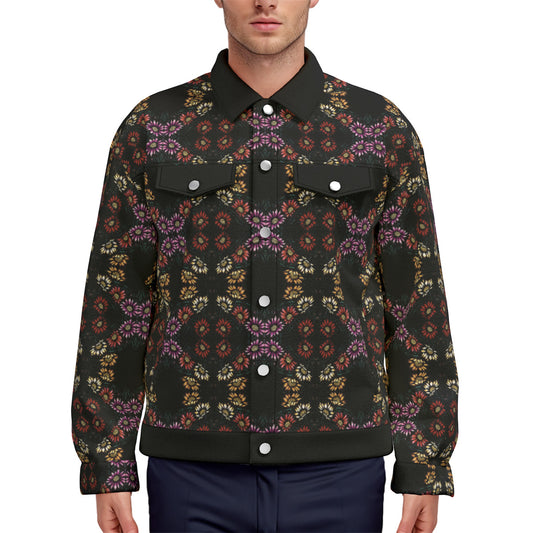 All-Over Print Unisex Lapel Jacket | 245GSM Cotton