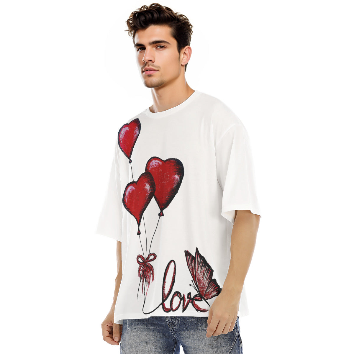 All-Over Print Men's Raglan Short Sleeve T-Shirt|180GSM COTTON