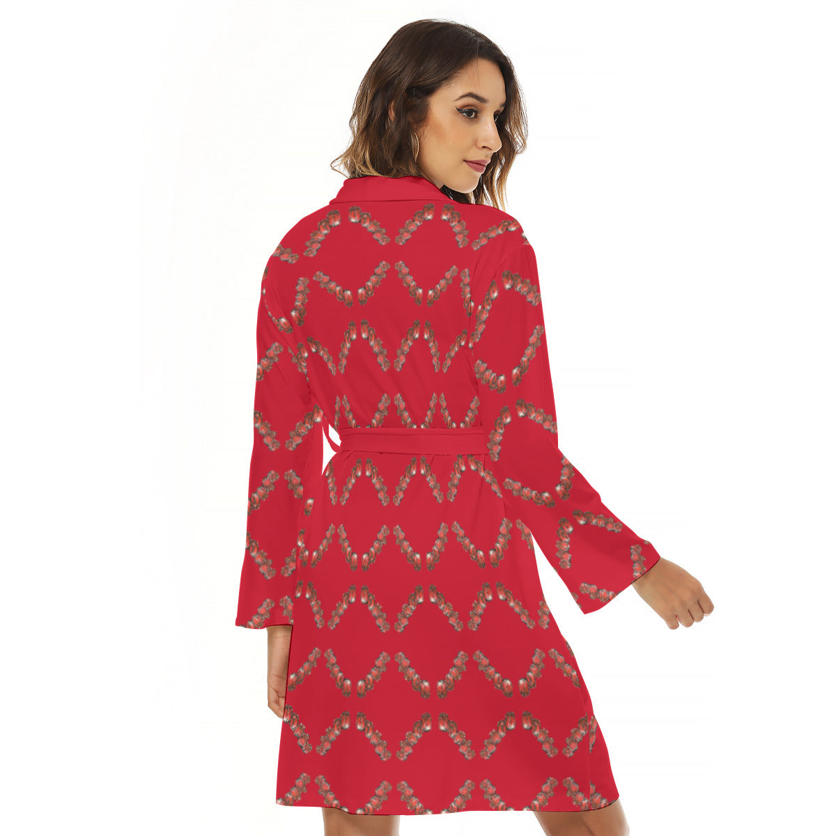 All-Over Print Women's Small Robe