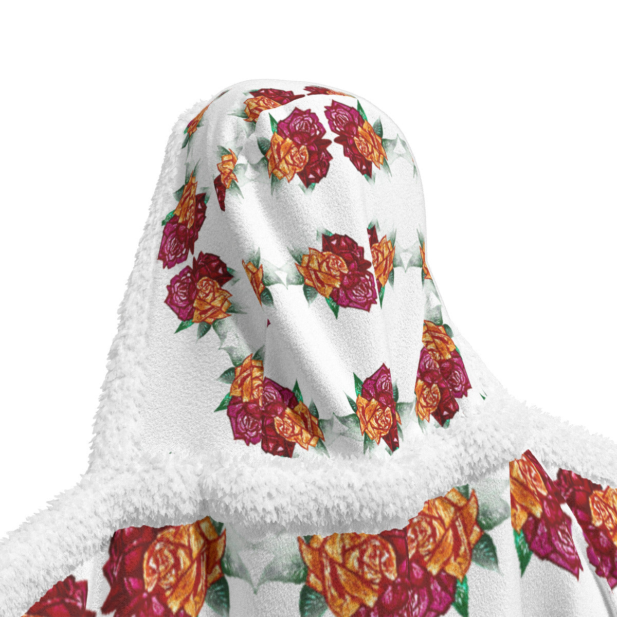 All-Over Print Unisex Wearable Hooded Blanket