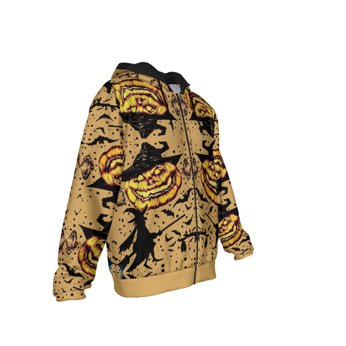 All-Over Print Men's Heavy Fleece Zip Up Hoodie