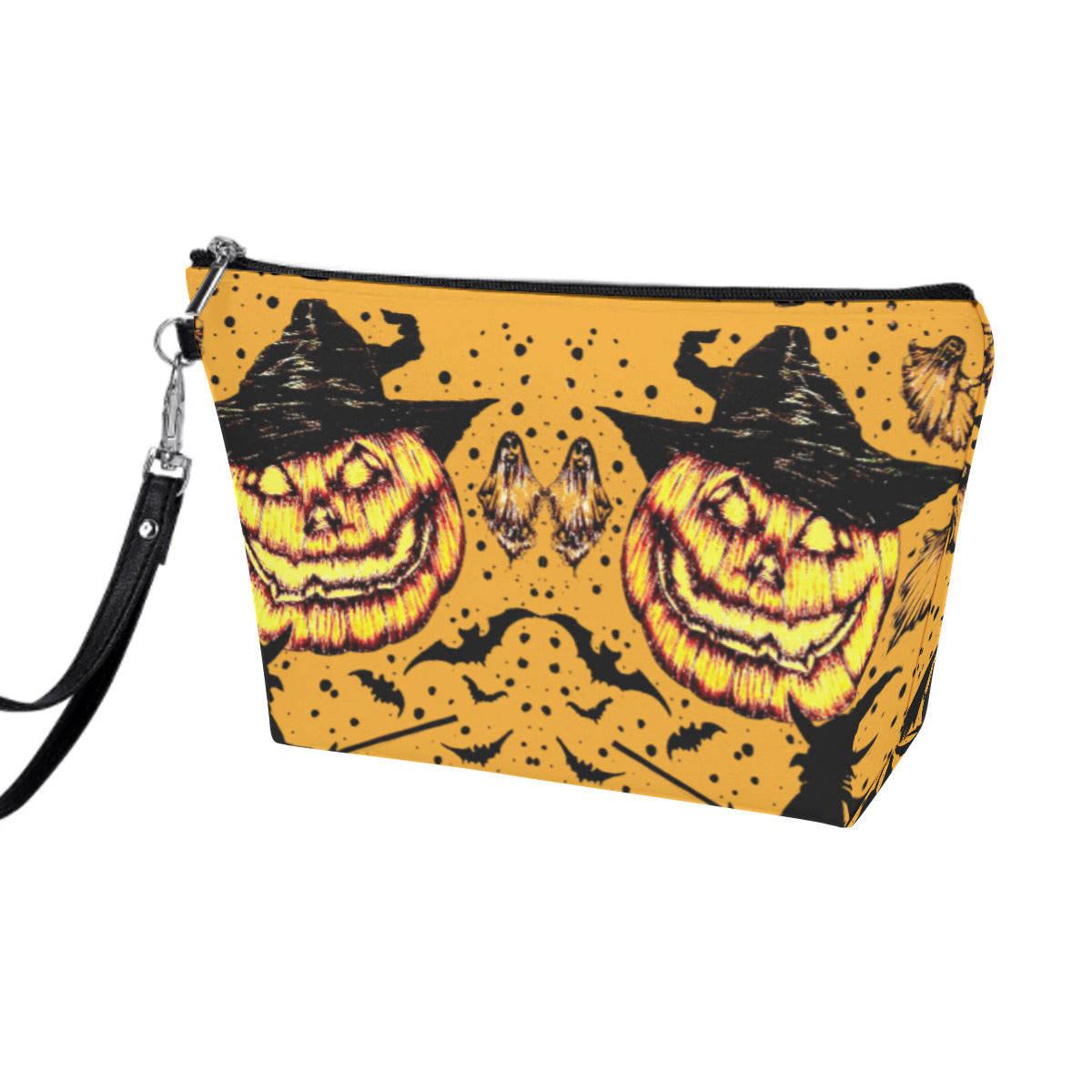 Cosmetic Bag With Black Handle