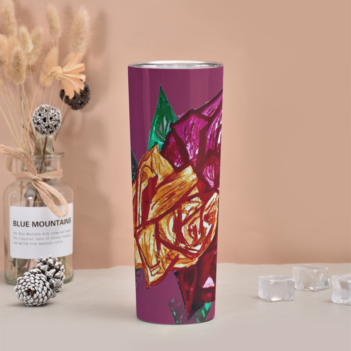 Skinny Tumbler Stainless Steel with Lids 30OZ