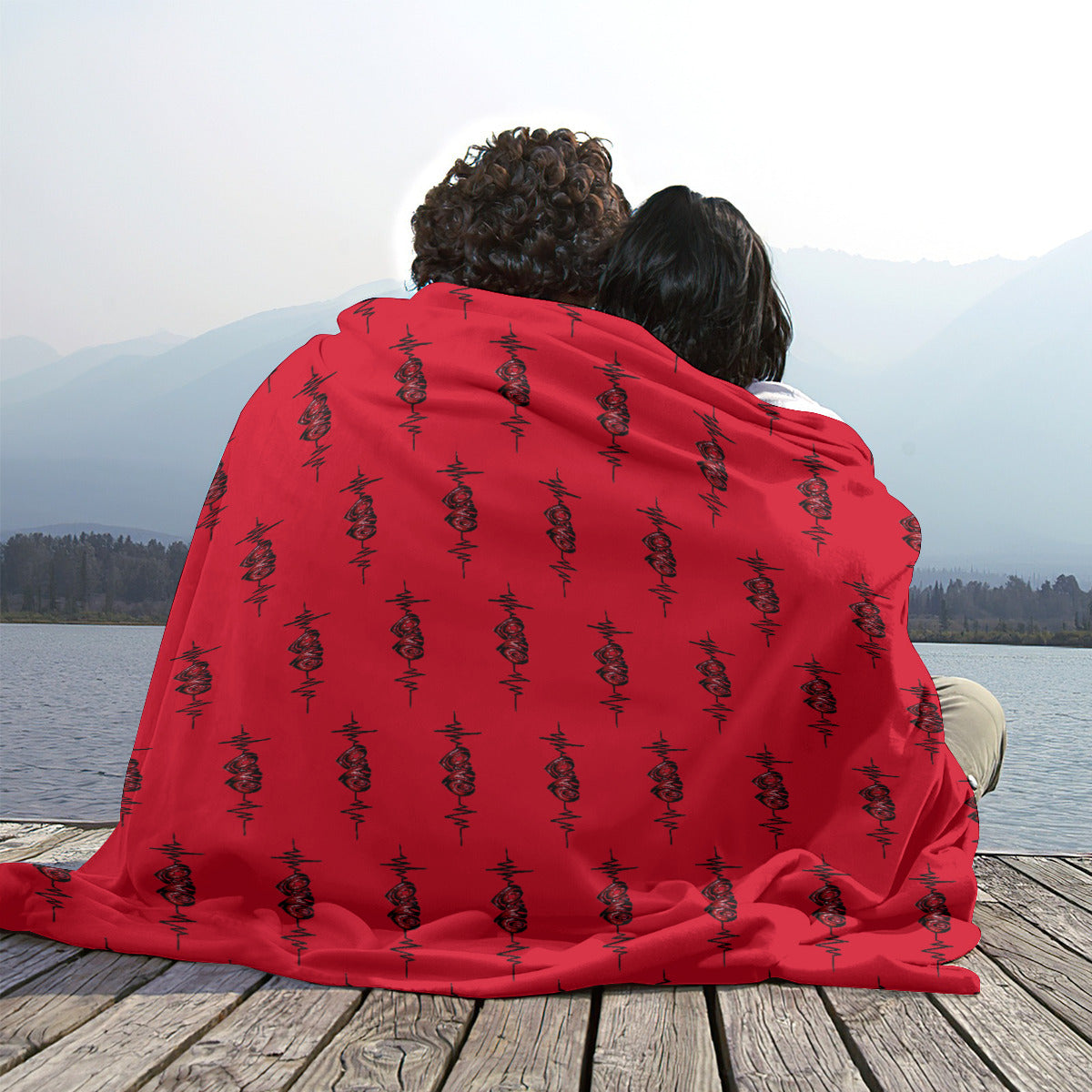 Single-Side Printing Flannel Blanket