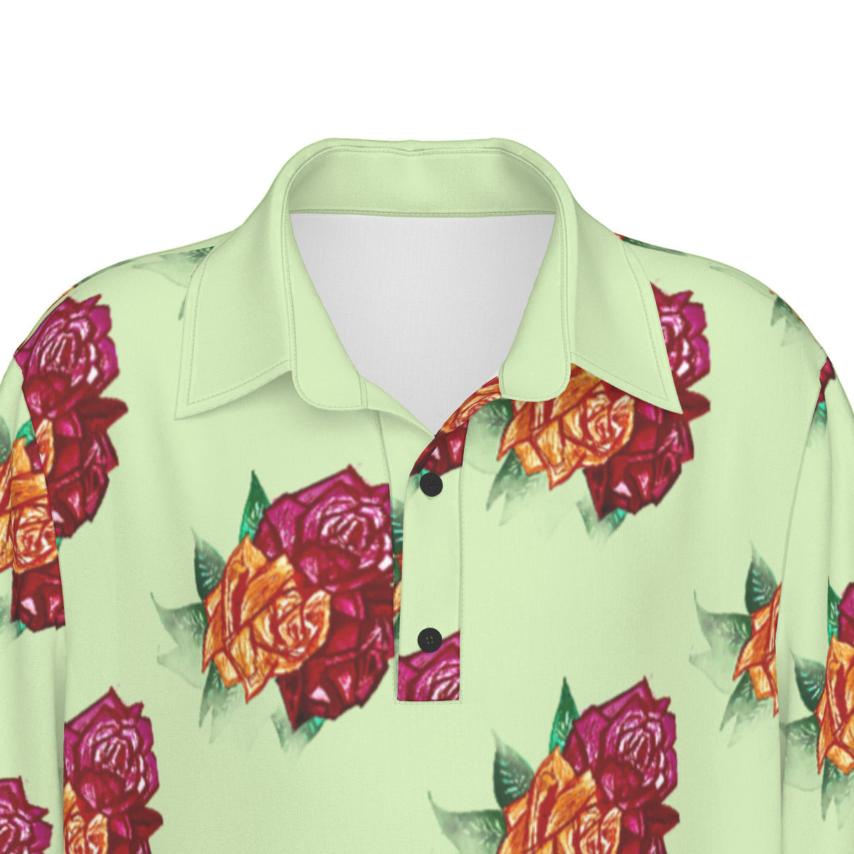All-Over Print Teenage Polo Collar Jersey |210GMS