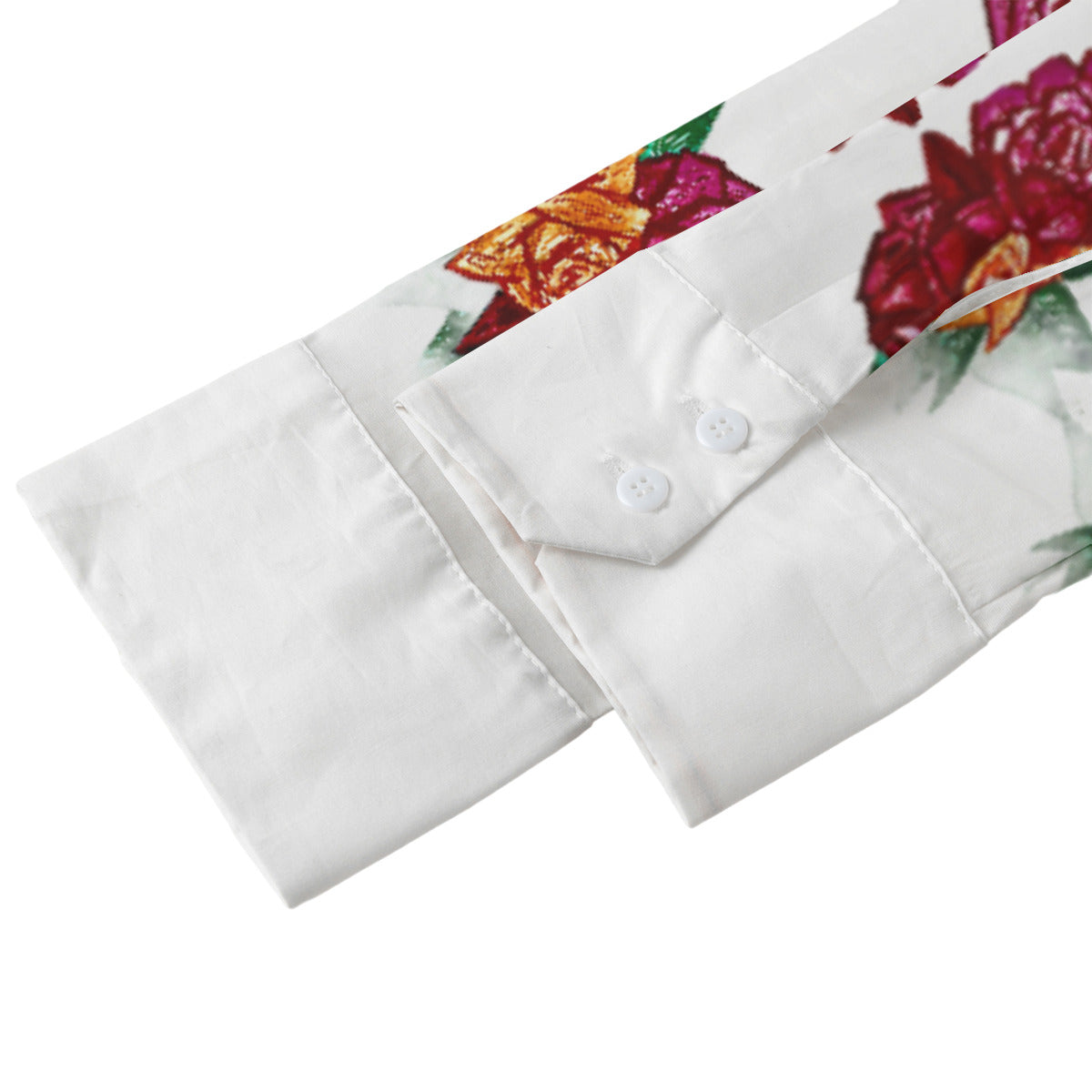 All-Over Print Women's Long Shirt |115GSM Cotton poplin