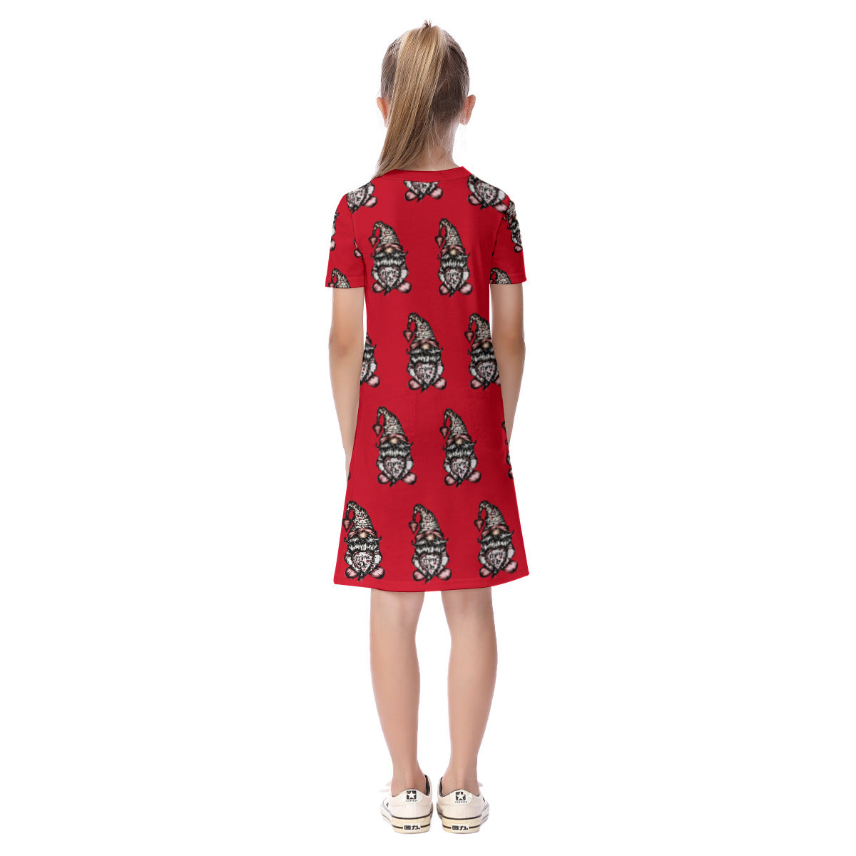 All-Over Print Kid's Short Sleeve Dress