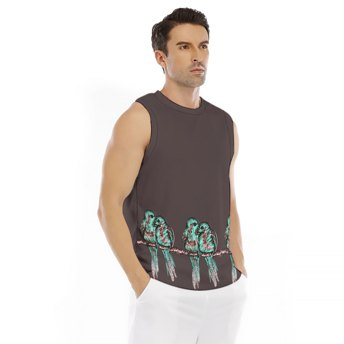 All-Over Print Men's Sports Vest