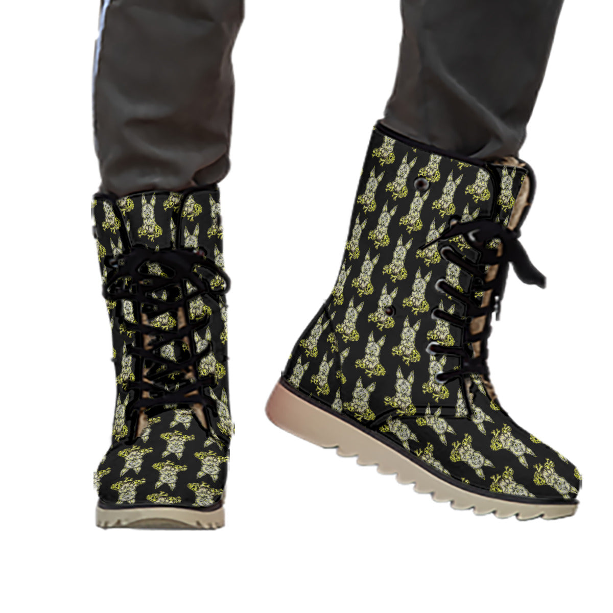 All-Over Print Women's Plush Boots