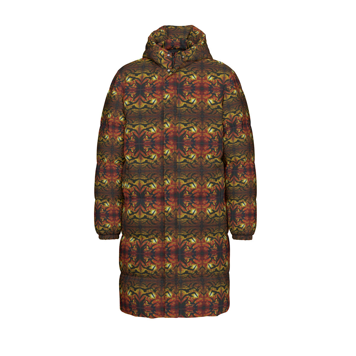 All-Over Print Unisex Long Down Jacket