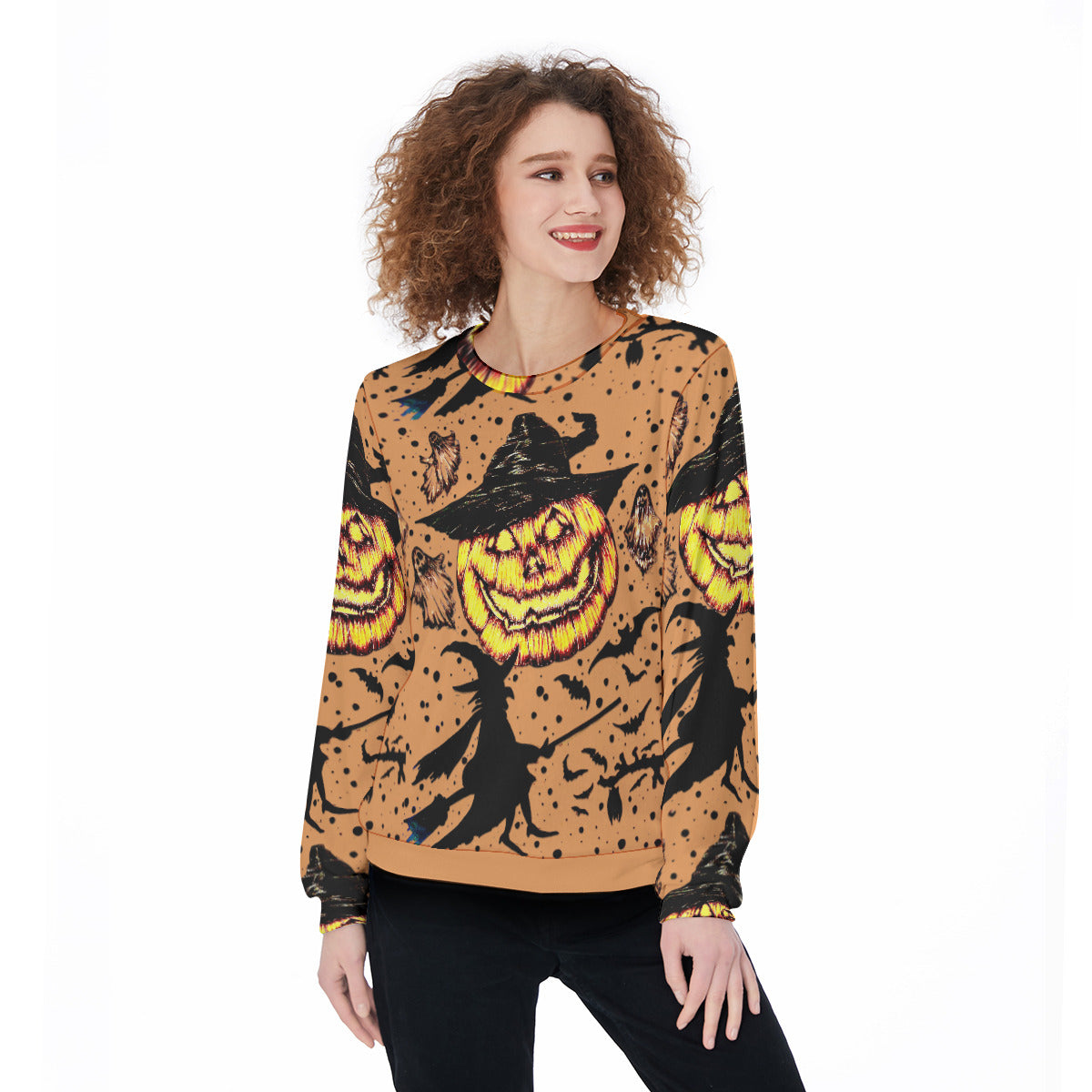 All-Over Print Women's Thicken Sweater