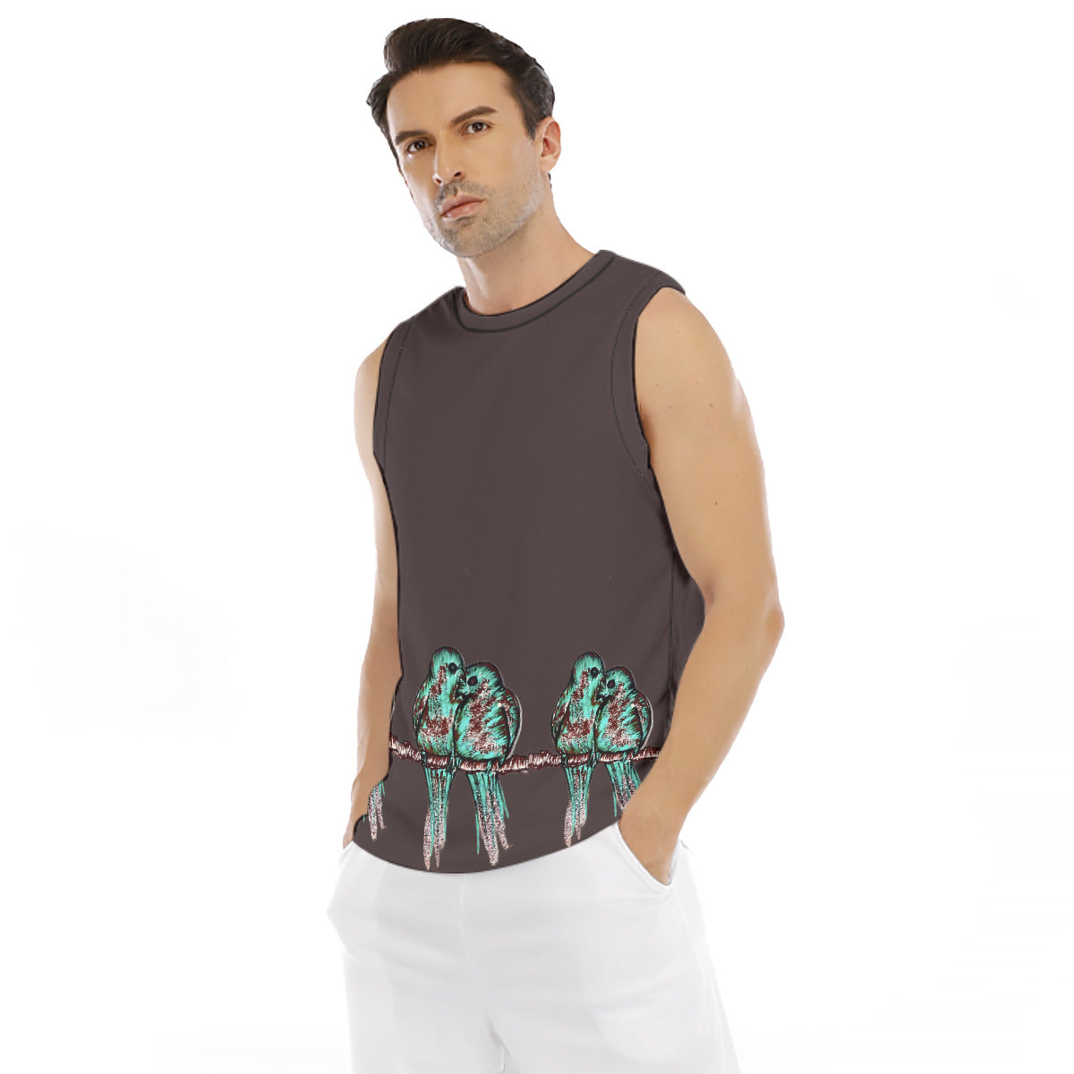 All-Over Print Men's Sports Vest