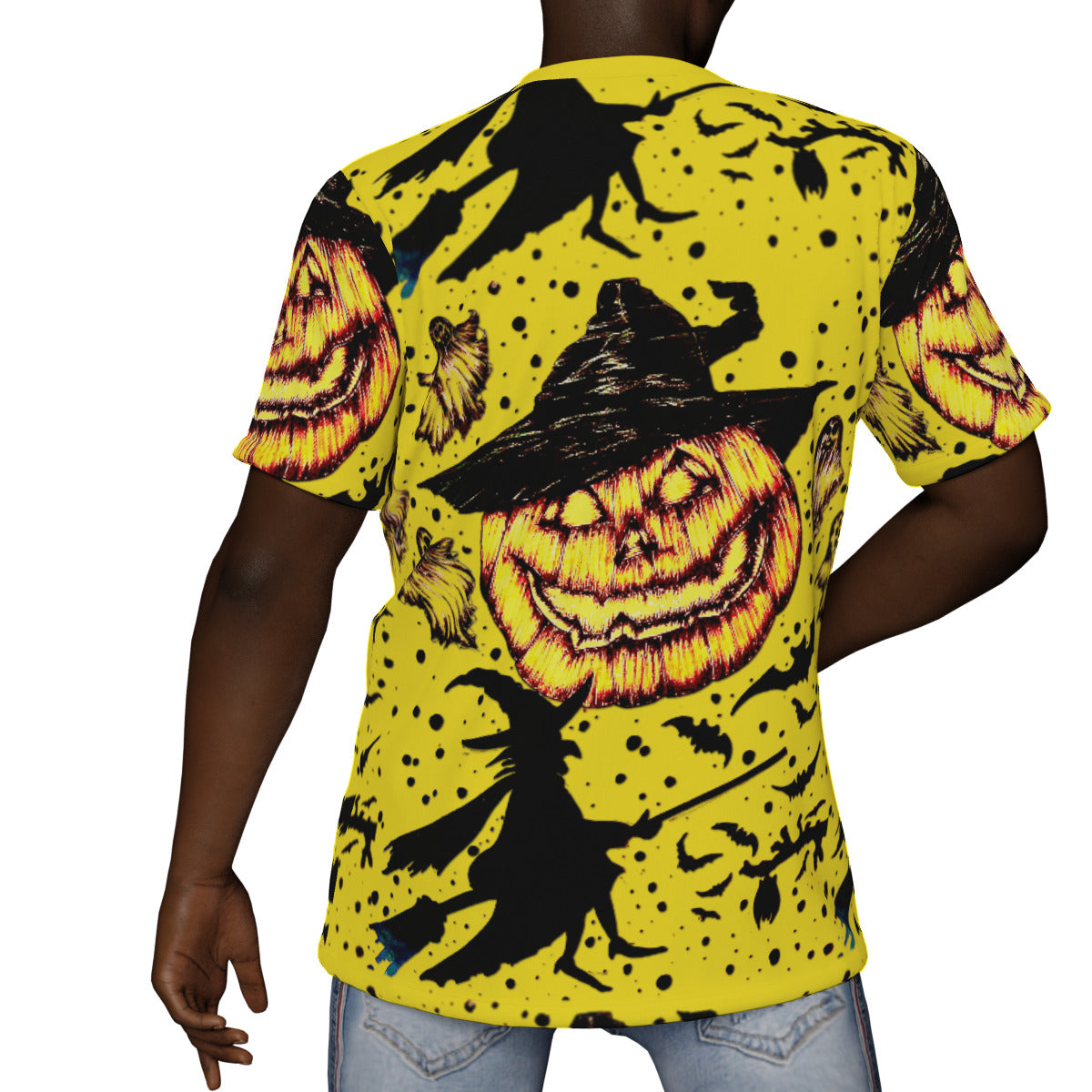 All-Over Print V-Neck T-Shirt