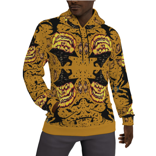 All-Over Print Men's Thicken Pullover Hoodie