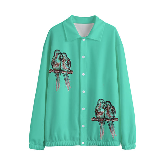 All-Over Print Unisex Stand-up Collar Outerwear