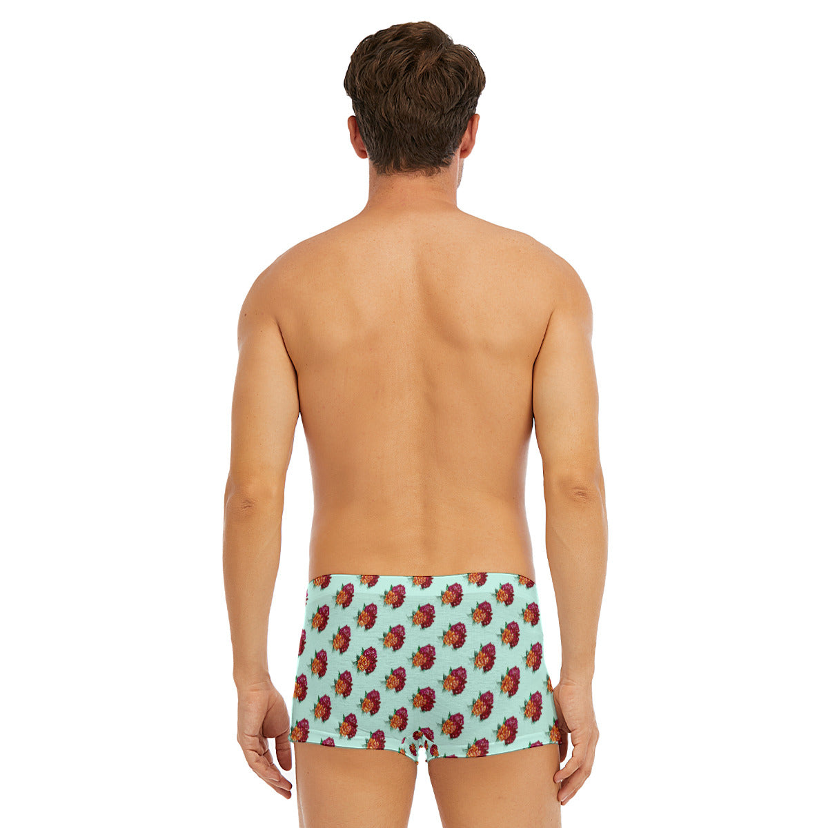 All-Over Print Men's Short Boxer Briefs