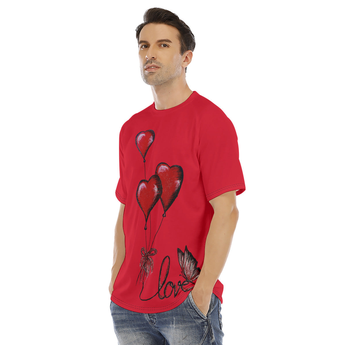 All-Over Print Men's O-neck Short Sleeve T-shirt