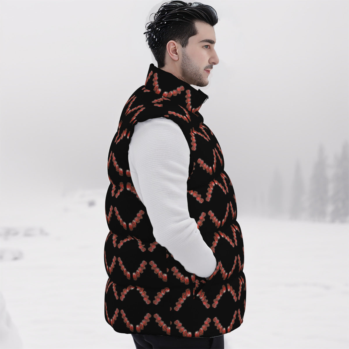 All-Over Print Unisex Down Vest