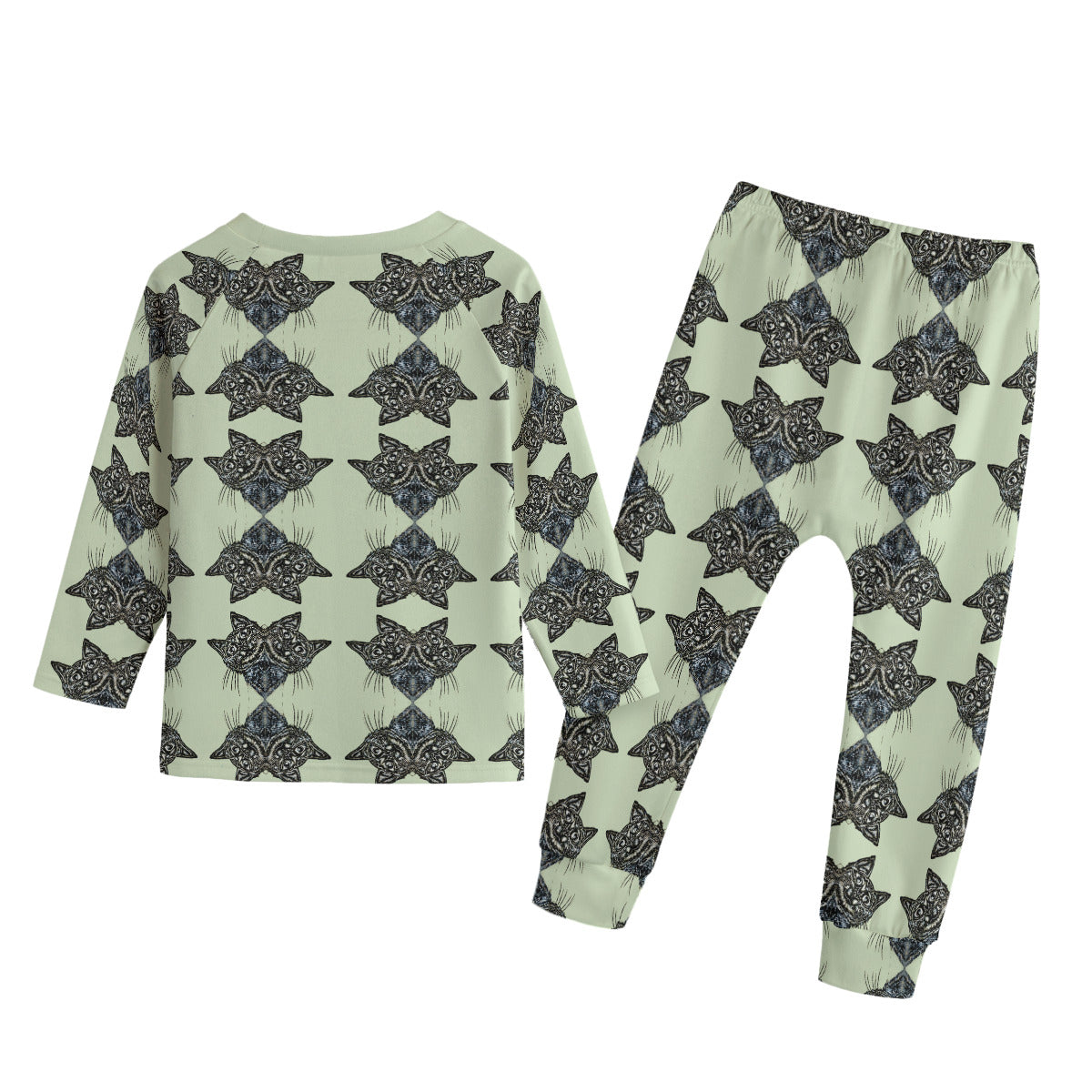 All-Over Print Kid's Knitted Fleece Set