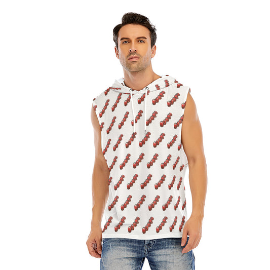 All-Over Print Men’s Sleeveless Pullover Hoodie