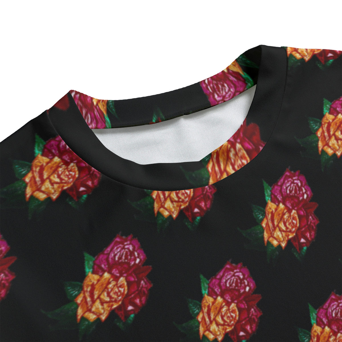 All-Over Print Women's Side Split T-shirt Set