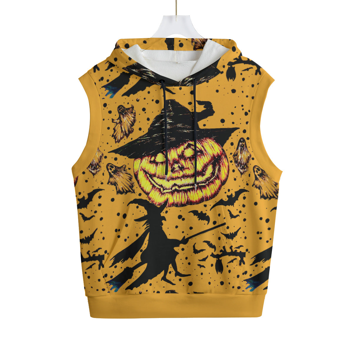 All-Over Print Unisex Hooded Vest | 310GSM Cotton