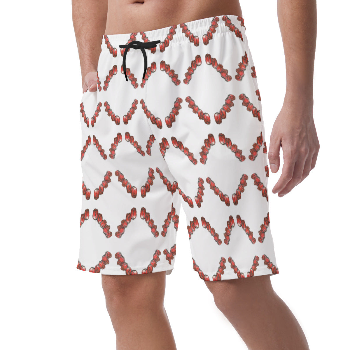 All-Over Print Men's Casual Short Pants