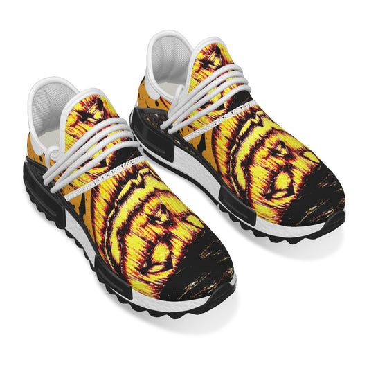 All-Over Print Men's Mesh Sneakers