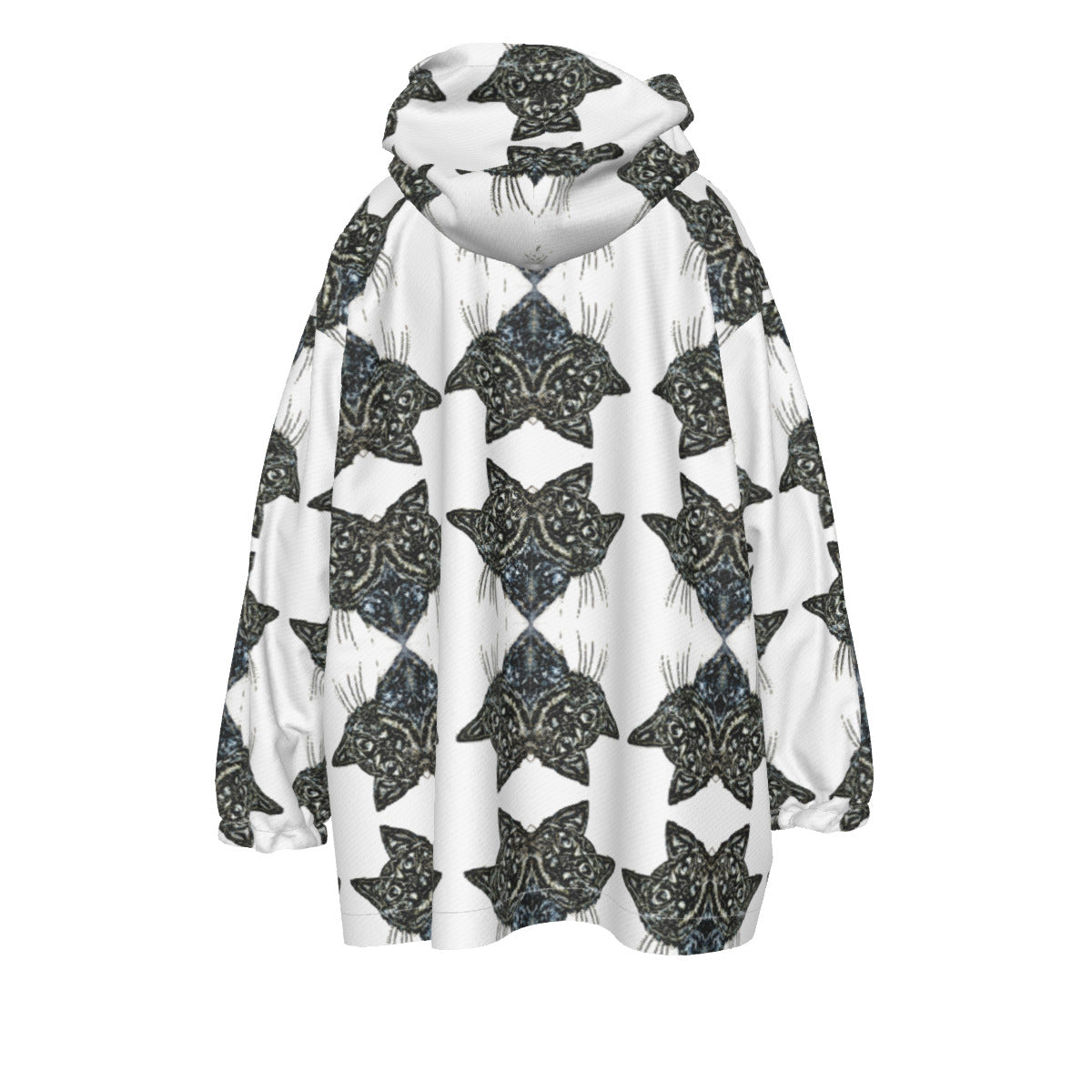All-Over Print Kid's Sherpa Fleece Hoodie Blanket